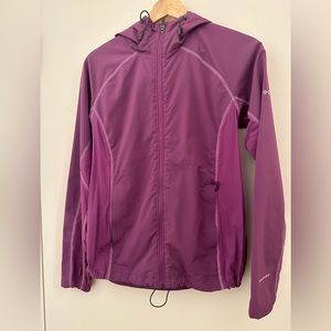 Columbia lightweight hooded zip up